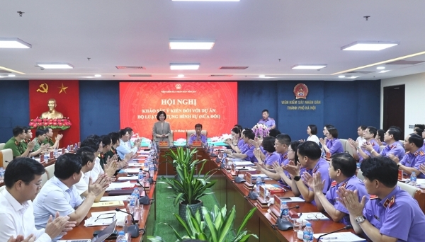 (baovephapluat.vn) - VKSND tối cao khảo sát ý kiến về dự án Bộ luật Tố tụng hình sự (sửa đổi)