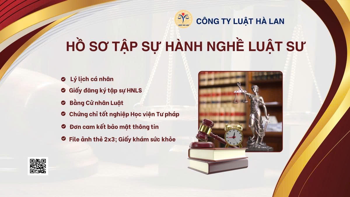 Hồ sơ tập sự hành nghề luật sư
