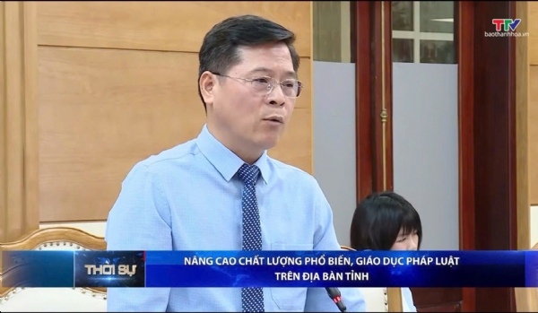baothanhhoa.vn - Nâng cao chất lượng phổ biến, giáo dục pháp luật trên địa bàn tỉnh